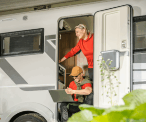 RVs parked at Greenville Gateway RV Living